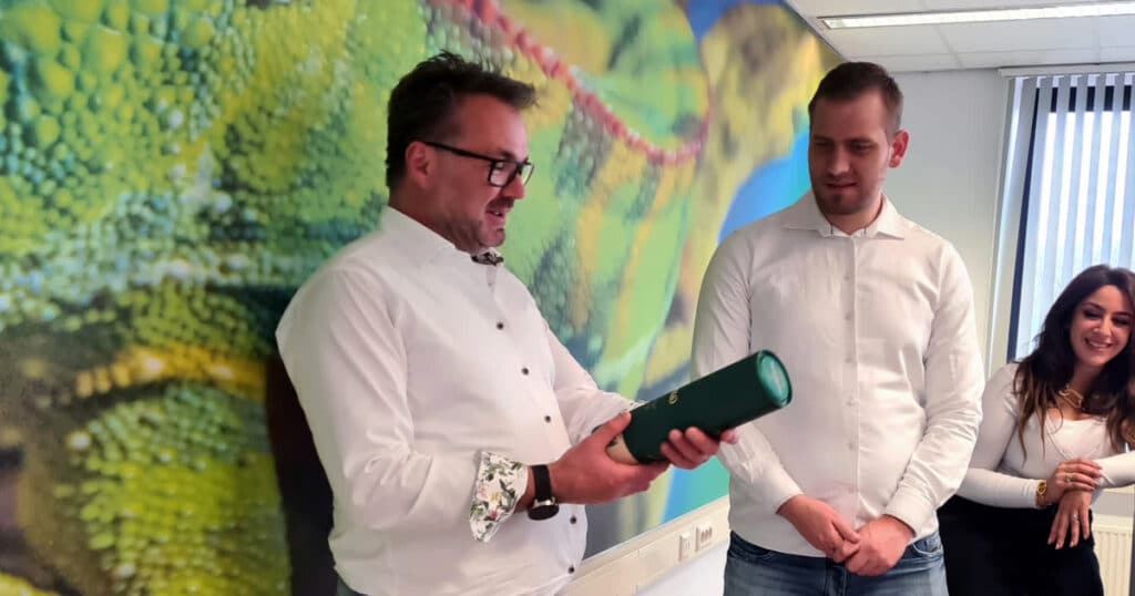 Afscheid John Stratt+