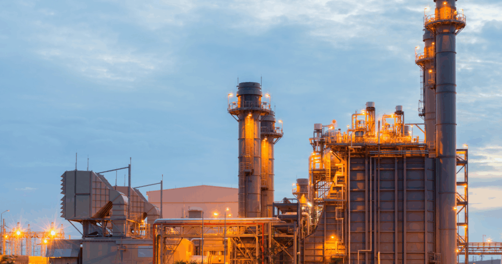 Een industriele omgeving