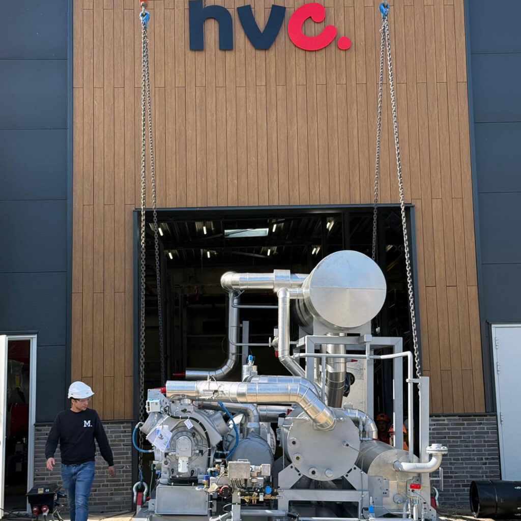 Warmtepomp voor een gebouw