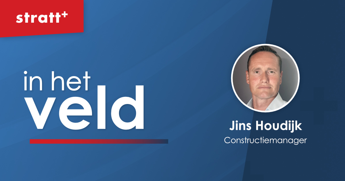 Banner met tekst en een afbeelding van een man